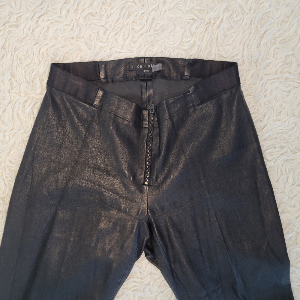 Alice + Olivia Leather Leggings - Picture 7 of 16